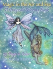 Magic in the Air and Sea - A Grayscale Coloring Book : Fairies and Mermaids in Grayscale by Molly Harrison - Book