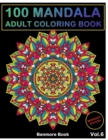 100 Mandala Midnight Edition : Adult Coloring Book 100 Mandala Images Stress Management Coloring Book For Relaxation, Meditation, Happiness and Relief & Art Color Therapy(Volume 6) - Book
