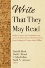 Write That They May Read - Book