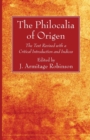 The Philocalia of Origen - Book
