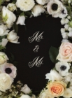 Mr. & Ms. Flowered Wedding Guest Book - Book