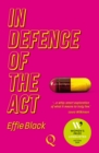 In Defence of the Act - Book