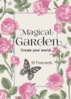 Colouring in Book Postcards: Magical Garden - Book