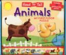 Head ToTail My First Floor Puzzle - Animals - Book