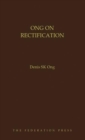 Ong on Rectification - Book