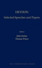 Heydon: Selected Speeches and Papers - Book