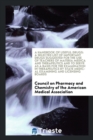 A Handbook of Useful Drugs : A Selected List of Important Drugs Suggested for the Use of Teachers of Materia Medica and Therapeutics and to Serve as a Basis for the Examination in Therapeutics by Stat - Book