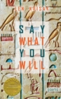 Say What You Will (Able Muse Book Award for Poetry) - Book