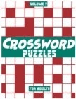 Crossword Puzzles For Adults, Volume 7 : Medium To High-Level Puzzles That Entertain and Challenge - Book