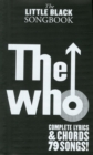 The Little Black Songbook : The Who - Book
