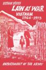 Law at War : Vietnam 1964-1973 - Book