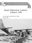 Rapid Deployment Logistics : Lebanon, 1958 - Book