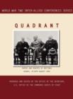 Quadrant : Quebec, 14-24 August 1943 (World War II Inter-Allied Conferences Series) - Book