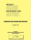 Project CHECO Southeast Asia Study : Operation Paul Revere/Sam Houston - Book