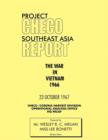 Project CHECO Southeast Asia Study : The War in Vietnam 1966 - Book
