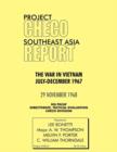 Project CHECO Southeast Asia Study : The War in Vietnam July-December 1967 - Book