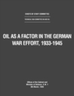 Oil as a Factor in the German War Effort, 1933-1945 - Book