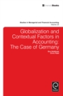 Globalisation and Contextual Factors in Accounting : The Case of Germany - eBook