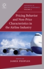 Pricing Behaviour and Non-Price Characteristics in the Airline Industry - Book