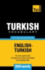 Turkish Vocabulary for English Speakers - 3000 words - Book