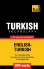 Turkish vocabulary for English speakers - 9000 words - Book