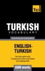 Turkish vocabulary for English speakers - 5000 words - Book