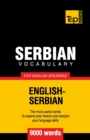 Serbian vocabulary for English speakers - 9000 words - Book
