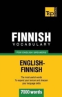 Finnish vocabulary for English speakers - 7000 words - Book