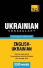 Ukrainian vocabulary for English speakers - 3000 words - Book