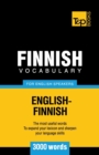 Finnish vocabulary for English speakers - 3000 words - Book