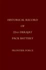 Historical Record of 22nd Derajat Pack Battery - eBook