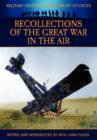 Recollections of the Great War in the Air - Book