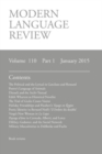 Modern Language Review (110 : 1) January 2015 - Book
