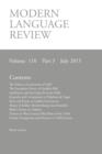 Modern Language Review (110 : 3) July 2015 - Book
