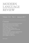 Modern Language Review (112 : 1) January 2017 - Book