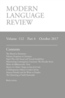 Modern Language Review (112 : 4) October 2017 - Book
