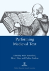 Performing Medieval Text - Book