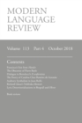 Modern Language Review (113 : 4) October 2018 - Book