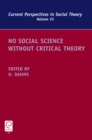 No Social Science without Critical Theory - Book