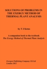 Solutions of Problems in The Exergy Method of Thermal Plant Analysis - Book