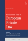 Fundamental Texts on European Private Law - Book