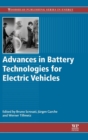 Advances in Battery Technologies for Electric Vehicles - Book