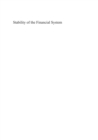 Stability of the Financial System : Illusion or Feasible Concept? - eBook