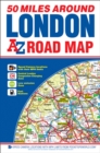 50 Miles Around London Road Map - Book