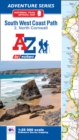 SW Coast Path North Cornwall Adventure Atlas - Book
