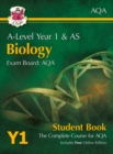 A-Level Biology for AQA: Year 1 & AS Student Book with Online Edition: course companion for the 2024 and 2025 exams - Book