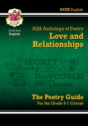GCSE English AQA Poetry Guide - Love & Relationships Anthology inc. Online Edn, Audio & Quizzes: for the 2024 and 2025 exams - Book
