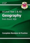 A-Level Geography: AQA Year 1 & AS Complete Revision & Practice - Book