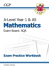 AS-Level Maths AQA Exam Practice Workbook (includes Answers): for the 2024 and 2025 exams - Book