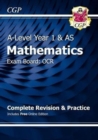 A-Level Maths for OCR: Year 1 & AS Complete Revision & Practice with Online Edition - Book